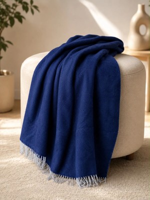 Wooly Life Hakiki Yün Battaniye Çift Kişilik 180X220 %100 Yün