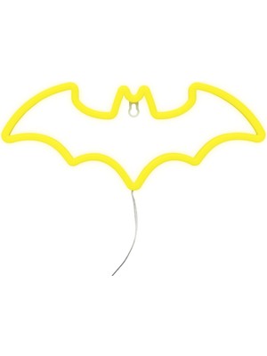 Paladone Batman LED Neon Işık – Resmi Lisanslı Dc Comics, Ikonik Logo Şeklinde Lamba, USB ile Çalışır, Genç Yatak Odası Aksesuarı ve Dekorasyon