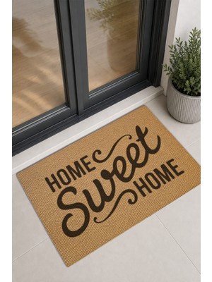Reflexa Kapı Önü Halı Paspas "home Sweet Home" Yazılı 60 x 40