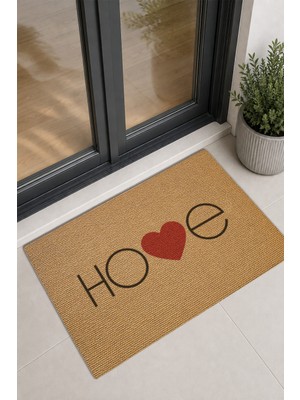 Reflexa Kapı Önü Halı Paspas "home" Yazılı Kalpli 60 x 40
