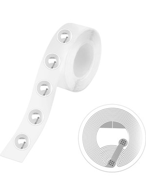 Hfdongl 60 Adet Nfc Etiket 25 mm Nfc Çıkartma NTAG213 Nfc 213 Gün Yeniden Yazılabilir Nfc Kartlar Programlanabilir 144 Bayt Bellek Nfc Çip Nfc Kart Nfc Çıkartma Tüm Nfc Özellikli Cep Telefonları ve Ci