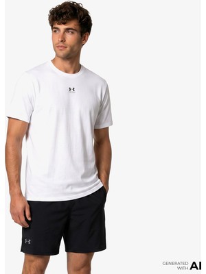 Under Armour Campus Oversize Kadın Beyaz T-SHIRT.100