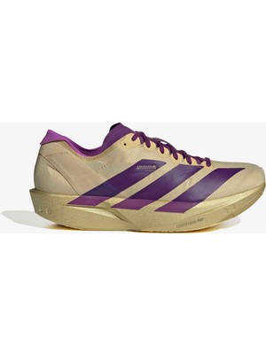 Adidas Adizero Takumi Sen 11 Kadın Bej Koşu Ayakkabısı.-