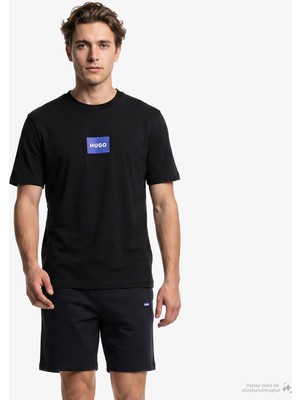 Hugo Nayonix Erkek Siyah T-SHIRT.001