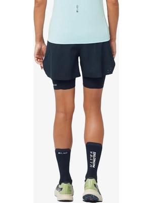 Salomon S/lab Ultra 2ın1 Kadın Lacivert Koşu ŞORTU.22900