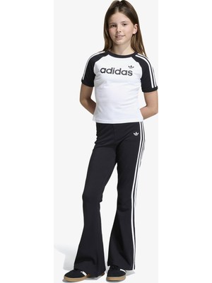Adidas 3-Stripes Leggings Çocuk Siyah Tayt.-