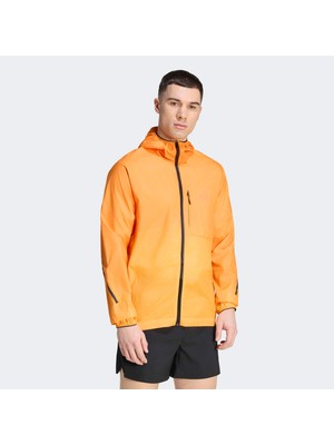 Adidas Terrex Xperior CLIMA365 Light Windweave Erkek Turuncu Koşu Ceketi.-