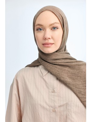 Armanda Organic Touch Viskoz Şal- 3601-1279 Almond