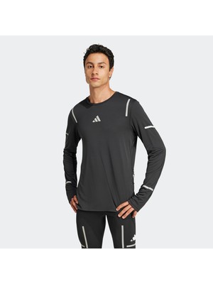 Adidas Ultimate Reflective Erkek Siyah Koşu T-Shirt.-