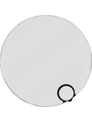 Akis 20 Duvar Aynası (Ceviz-Siyah)