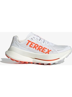 Adidas Terrex Agravic Speed Ultra Kadın Beyaz Koşu Ayakkabısı.-