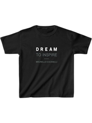 Zamerya Unisex Çocuk Baskılı T-Shirt - Siyah