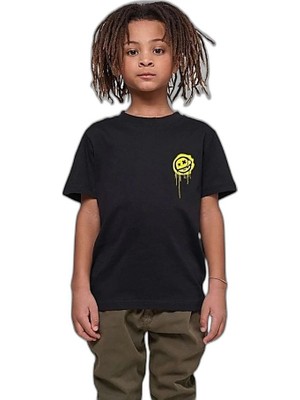 Zamerya Çocuk Unisex Baskılı T-Shirt - Siyah