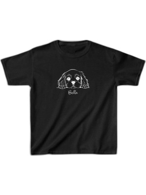 Zamerya Unisex Çocuk Baskılı T-Shirt - Siyah