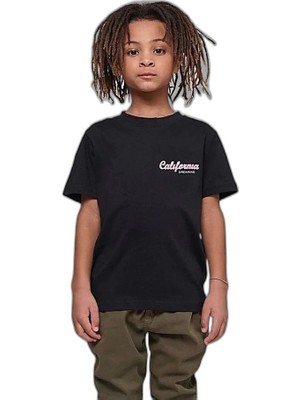 Zamerya Çocuk Unisex Baskılı T-Shirt - Siyah