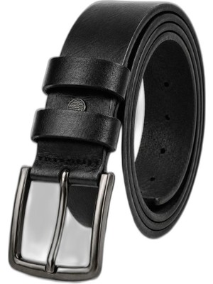 Zamerya Erkek Hakiki Deri 4 cm Klasik Kemer Metal Tokalı Günlük ve Klasik Kullanım