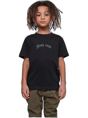 Zamerya Çocuk Unisex Baskılı T-Shirt - Siyah