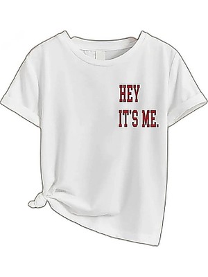 Zamerya Çocuk Unisex Baskılı T-Shirt - Beyaz