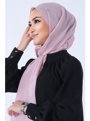 Harem Scarf Brisa Vual Şal Koyu Pudra
