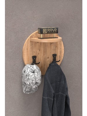 Bezos Duvar Askılığı Ceviz Kahverengi