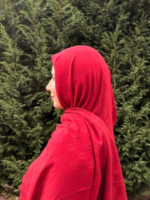 Silk Fresh Vişne Çürüğü G Desen Eşarp