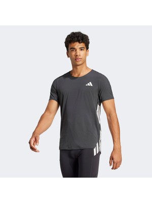 Adidas Adizero Running Erkek Siyah Koşu T-Shirt.-