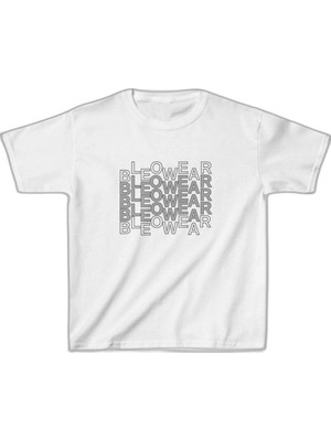 Zamerya Unisex Çocuk Baskılı T-Shirt - Beyaz