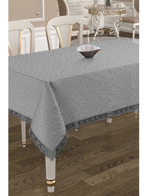 Bikaya Home Kdk Leke Tutmayan Dertsiz Masa Örtüsü - 160X220 cm - Gri