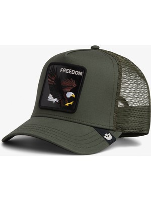 Goorin Bros Freedom Eagle Trucker Unisex Yeşil Şapka.palm