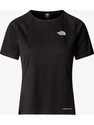 The North Face Sunriser S/s Kadın Siyah Koşu T-Shirt.-
