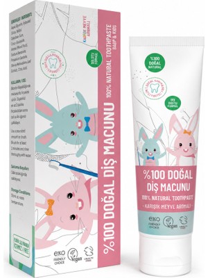Uravas Store %100 Doğal Diş Macunu Baby&kids 50 ml