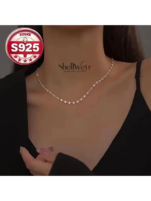 ShellWetr Elaris Singapore Model 925 Ayar Gümüş Kadın Kolye | Işıltılı & Zarif Tasarım