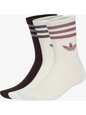 Adidas 3-Stripes Gl Ct S 3p Unisex Beyaz Çorap.-