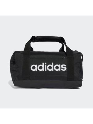 Adidas Linear Duffel Siyah - Beyaz Unisex Spor Çantası JE8347