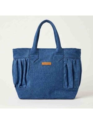 Mavicenza El Yapımı Denim Kadın El Çantası - Günlük Tasarım Kot Çanta