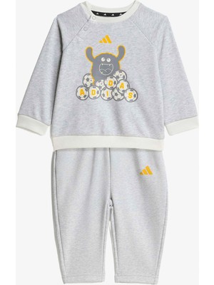 Adidas I Monster Set Çocuk Gri Eşofman Takımı.-
