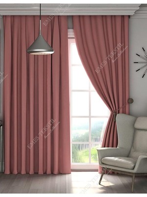 Denge Perde (2768) Pudra Blackout Karartma Güneşlik Pudra 100 x 250