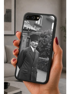 BG AKSESUAR iPhone 7 Plus / 8 Plus Uyumlu Payidar Desenli Kamera Korumalı Darbelere Dayanıklı Kılıf