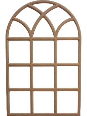 Dekoratif Çerçeve Duvar Aynası (65X100 Cm) 18 mm Ham Mdf