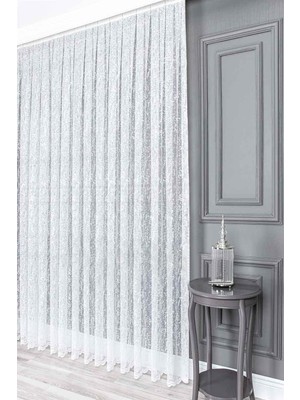 Evdepo Home Kırık Beyaz Ekstraforlu Pilesiz Tül Perde 200 x 240 cm