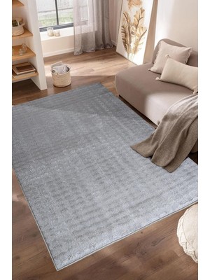 Mec Home Gri Bubble Peluş Halı – Yumuşak Dokulu, Makinede Yıkanabilir, Kaymaz Tabanlı – 11