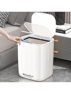 AyrStore Sensörlü 28 Litre Çöp Kovası (Şarj Edilebilir Lityum Pilli) / GT-SC07B