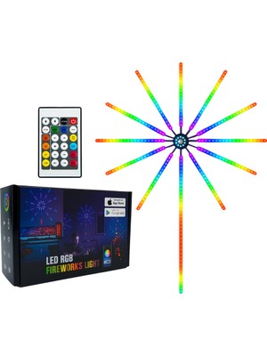 Akıllı Rgb LED Duvar Lambası Kumandalı ve Uygulama Kontrollü Yeni Nesil - Lisinya