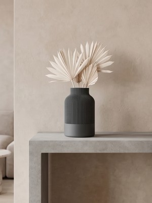 Nokta Labs Japandi Tarzı Minimalist Dekoratif Vazo - Hediyelik Saksı - Japandi Vase
