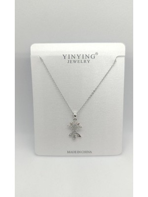 Nd Jewelry Nemo Taşlı Balık Çıtır Kolye (40+5 cm)