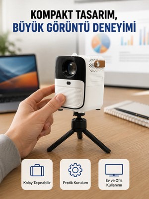 Akıllı Bayi 50 Inç Tv Deneyimli Projektör – Yakın Mesafede Geniş Görüntü Yeni Nesil