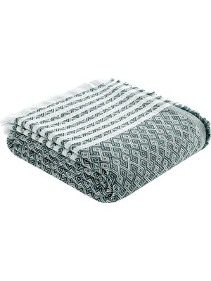 Yeşil Koltuk Kanepe Örtüsü Koruyucu Koltuk Şalı 170X200 Çekyat Örtüsü