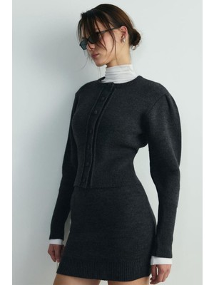 Suud Collection Füme Lucy Triko Hırka