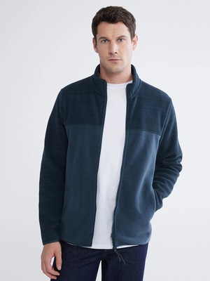 Lc Waikiki Yeni Sezon Dik Yaka Polar Erkek Fermuarlı Sweatshirt