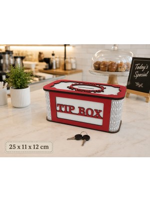Karakoç Eğitim Araçları Tip Box Bahşiş Ahşap Kumbara Anahtarlı Kilitli Bahşiş Için Kumbara